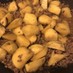 サツマイモと豚挽き肉の炒め煮