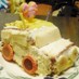 誕生日。車のケーキ。