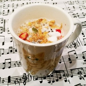 ｺｺﾅｯﾂｵｲﾙとホットミルクでフルグラ レシピ 作り方 By のゆ クックパッド 簡単おいしいみんなのレシピが366万品