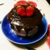 バレンタイン★いちごチョコレートケーキ★