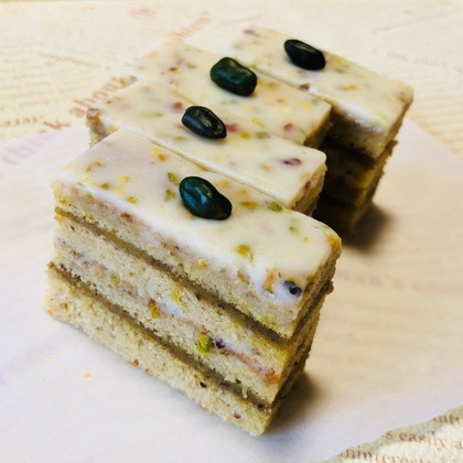 ピスタチオのアイスボックスケーキのレシピ