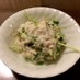 水菜と豆腐とツナのサラダ