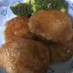 鶏ひき肉とレンコンの簡単和風ハンバーグ