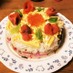ひなまつり♡誕生日♡簡単ちらし寿司ケーキ