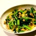 めんつゆで簡単☆鶏肉と小松菜のパスタ