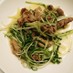 豚肉と水菜の中華炒め