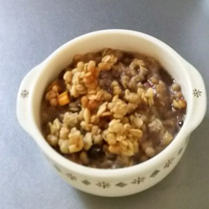 牛乳が無い時はココアでフルーツグラノーラ レシピ 作り方 By Emiʕ ᴥ ʔ クックパッド 簡単おいしいみんなのレシピが353万品