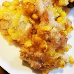 鶏肉とコーンの天ぷら レシピ 作り方 By ホセの料理日記 クックパッド 簡単おいしいみんなのレシピが361万品