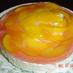 桃のヨーグルトムースケーキ