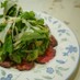 牛タタキとアボカドのカルパッチョ風サラダ