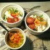 トマトとアボカドと豆腐のサラダ