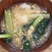 とろっと小松菜たまごの中華スープ