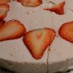 苺の豆乳レアチーズケーキ