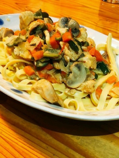 クリーミーチキンアルフレッドのレシピ