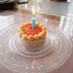 一歳 食パンで簡単お誕生日ケーキ♡