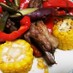 【農家のレシピ】スペアリブと野菜のグリル