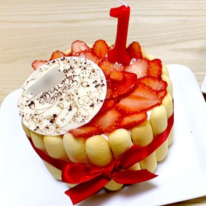 1歳 バースデーケーキ 誕生日 レシピ 作り方 By リトルシェフクッキン クックパッド