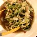 白菜と小松菜のベーコン炒め