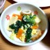 小松菜と高野豆腐の卵とじ