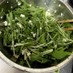 簡単☆水菜と豆腐のサラダ