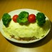 クリスマスケーキ風ミートローフ