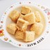 レンジで簡単☆幼児食黒ゴマ豆乳蒸しパン