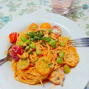 夏に 食べるラー油とツナde冷製パスタ レシピ 作り方 By Nahotamama クックパッド 簡単おいしいみんなのレシピが360万品