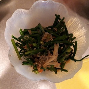 簡単 花ニラのおひたし レシピ 作り方 By み1228 クックパッド 簡単おいしいみんなのレシピが357万品