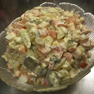 オリビエ サラダ ロシアで人気 1 レシピ 作り方 By ボリス屋さん クックパッド 簡単おいしいみんなのレシピが351万品