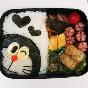 キャラ弁 簡単どこでもドアからドラえもん レシピ 作り方 By ひとみかん1027 クックパッド 簡単おいしいみんなのレシピが349万品