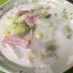 白菜とハムの中華クリーム煮