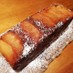 桃のキャラメルパウンドケーキ