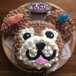 可愛過ぎ ダッフィーのバースデーケーキ レシピ 作り方 By Momo クックパッド