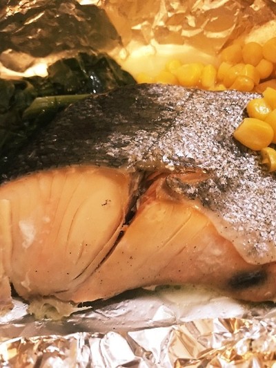 ハニーライムガーリックバターサーモンのレシピ