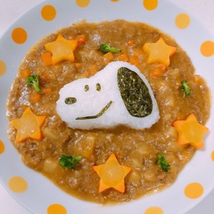 離乳食でスヌーピーお誕生日プレート レシピ 作り方 By ムッチーポッチャー クックパッド 簡単おいしいみんなのレシピが349万品