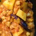 ジャガイモとひよこ豆のインド家庭カレー