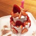1歳の誕生日ケーキ☆豪華で簡単!