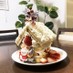 クリスマスに☆お菓子の家の簡単デコケーキ