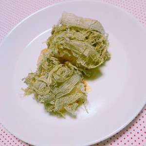 焼き餅醤油のがごめ昆布とろろ巻き レシピ 作り方 By 鈴木美鈴 クックパッド 簡単おいしいみんなのレシピが361万品