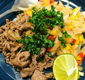 スパイシーカルネアサダのレシピ