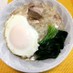 簡単な卵・鶏・小松菜・残りご飯の雑炊♪