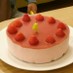 春色❤苺のムースケーキ