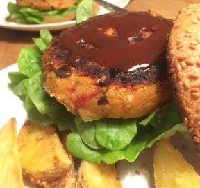 全粒ベジバーガーのレシピ