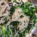 糸こんと菊菜の中華風サラダ