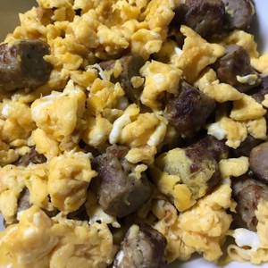 コストコ ソーセージリンクスと卵の炒め物 レシピ 作り方 By わあち クックパッド 簡単おいしいみんなのレシピが356万品