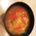セロリのトマト缶スープ