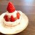 HMとプチダノンで☆1歳のお誕生日ケーキ