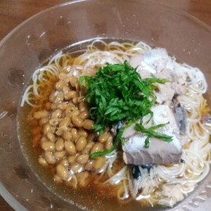 山形風 納豆鯖そうめん レシピ 作り方 By どんどんどんぶり クックパッド 簡単おいしいみんなのレシピが359万品