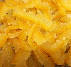 柑橘類の皮の砂糖漬けのレシピ