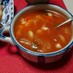 ケチャップでトマト風味のスープ